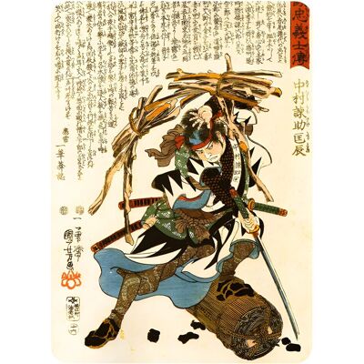 OEM Kuniyoshi Utagawa Nakamura Kansuke Kuninobu Aimant 7x5 Pour Réfrigérateur Ukiyo-e - Publicité OEM Kuniyoshi Utagawa Nakamura Kansuke Kuninobu Aimant 7x5 Pour Réfrigérateur Ukiyo-e - Publicité