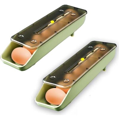 Vision Lot De 2 Boîtes À Œufs Pour Réfrigérateur, Porte-œufs, Plateau De Rangement Pour Œufs, Rangement Pour Œufs Ajustable Et Peu Encombrant (vert, Lot De 2) - Publicité Vision Lot De 2 Boîtes À Œufs Pour Réfrigérateur, Porte-œufs, Plateau De Rangement Pour Œufs, Rangement Pour Œufs Ajustable Et Peu Encombrant (vert, Lot De 2) - Publicité
