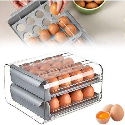 Vision Boite Oeufs Plastique 32 Grilles Boite À Oeufs De Rangement Porte Oeuf Frigo Boite Oeuf Porte Frigo Support 0euf Porte Frigo Rangement Oeufs Frigo Pour Cuisine, 23.5 21.5 13.5cm - Publicité Vision Boite Oeufs Plastique 32 Grilles Boite À Oeufs De Rangement Porte Oeuf Frigo Boite Oeuf Porte Frigo Support 0euf Porte Frigo Rangement Oeufs Frigo Pour Cuisine, 23.5 21.5 13.5cm - Publicité