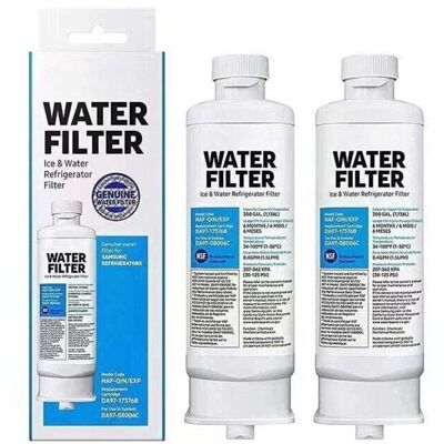 OEM Lot De 2 Filtres À Eau Compatibles Pour Réfrigérateur Samsung Da97-17376b (haf-qin/exp), Pièces Détachées - Publicité OEM Lot De 2 Filtres À Eau Compatibles Pour Réfrigérateur Samsung Da97-17376b (haf-qin/exp), Pièces Détachées - Publicité