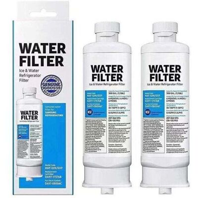 OEM Cartouche Filtrante 2x - Compatible Samsung Refrigerator Water Filter Da97-17376b - Haf-qin/exp - Réfrigérateur Spare Parts-pr - Publicité OEM Cartouche Filtrante 2x - Compatible Samsung Refrigerator Water Filter Da97-17376b - Haf-qin/exp - Réfrigérateur Spare Parts-pr - Publicité