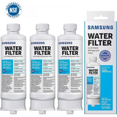 OEM Lot De 3 Filtre À Eau Pour Réfrigérateur Da97-17376b 300 Gallons Pour Samsung Da97-08006c Haf-qin/exp - Publicité OEM Lot De 3 Filtre À Eau Pour Réfrigérateur Da97-17376b 300 Gallons Pour Samsung Da97-08006c Haf-qin/exp - Publicité
