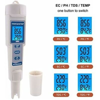 OEM Stylo Portable Tds/ec/temp/ph Mètre Testeur Quatre-en-un - Publicité OEM Stylo Portable Tds/ec/temp/ph Mètre Testeur Quatre-en-un - Publicité