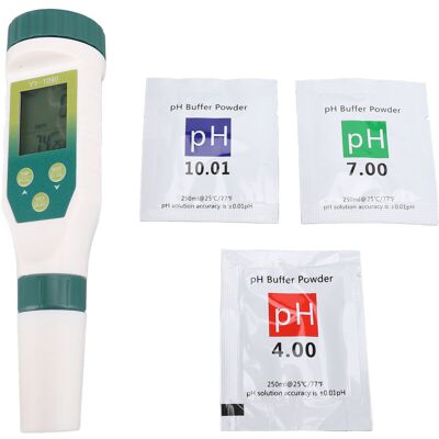 OEM Testeur De Qualité De L'Eau 5 En 1 Ph Mètre Électroconductivité Tds Salinité Pour Aquarium --crezuo - Publicité OEM Testeur De Qualité De L'Eau 5 En 1 Ph Mètre Électroconductivité Tds Salinité Pour Aquarium --crezuo - Publicité