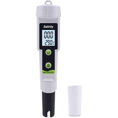 OEM Testeur De Salinité 0-199.9 Ppt Testeur De Sel Pour Piscine Compteur De Sel De Piscine Testeur Salinité Piscine De Type Stylo Numérique Pour Les Tests De Salinité De L'Eau De Mer/de L'Eau Salée - Publicité OEM Testeur De Salinité 0-199.9 Ppt Testeur De Sel Pour Piscine Compteur De Sel De Piscine Testeur Salinité Piscine De Type Stylo Numérique Pour Les Tests De Salinité De L'Eau De Mer/de L'Eau Salée - Publicité
