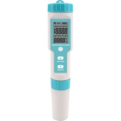 OEM Testeur Eau 7 En 1 (ph/tds/ec/orp/sg/salinité/température) Électrodes Remplaçables C-600 - Publicité OEM Testeur Eau 7 En 1 (ph/tds/ec/orp/sg/salinité/température) Électrodes Remplaçables C-600 - Publicité