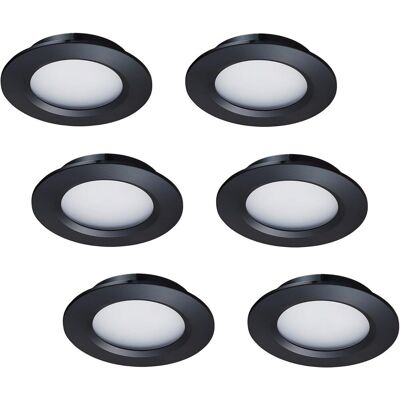 OEM Lot De 6 Lumières Led 12 V Pour Camping-car, Remorque, Bateau, Lumière Du Jour 6000 K, 300 Lumens, 3 W, Basse Tension, Mini Lampe Encastrée À Intensité Variable, Noire - Publicité OEM Lot De 6 Lumières Led 12 V Pour Camping-car, Remorque, Bateau, Lumière Du Jour 6000 K, 300 Lumens, 3 W, Basse Tension, Mini Lampe Encastrée À Intensité Variable, Noire - Publicité