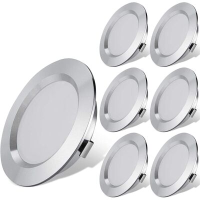 OEM Lot De 6 Lumières Led 12 V Pour Camping-car, Remorque, Bateau, Lumière Du Jour 6000 K, 300 Lumens, 3 W, Basse Tension, Mini Lampe Encastrée À Intensité Variable, Noire - Publicité OEM Lot De 6 Lumières Led 12 V Pour Camping-car, Remorque, Bateau, Lumière Du Jour 6000 K, 300 Lumens, 3 W, Basse Tension, Mini Lampe Encastrée À Intensité Variable, Noire - Publicité