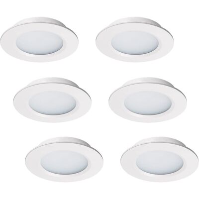 OEM Lot De 6 Lumières Led 12 V Pour Camping-car, Remorque, Bateau, Lumière Du Jour 6000 K, 300 Lumens, 3 W, Basse Tension, Mini Lampe Encastrée À Intensité Variable, Noire - Publicité OEM Lot De 6 Lumières Led 12 V Pour Camping-car, Remorque, Bateau, Lumière Du Jour 6000 K, 300 Lumens, 3 W, Basse Tension, Mini Lampe Encastrée À Intensité Variable, Noire - Publicité