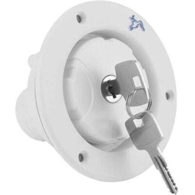 OEM Inlet Verrouillable 80mm Bouchon D'Eau Étanche Inlet Remplissage Réservoir Avec 2 Clés Convient Pour 38mm Conduites D'Eau, 30-40mm Plaque De Porte Pour Rv Camping-car Remorque Caravane Bateau - Publicité OEM Inlet Verrouillable 80mm Bouchon D'Eau Étanche Inlet Remplissage Réservoir Avec 2 Clés Convient Pour 38mm Conduites D'Eau, 30-40mm Plaque De Porte Pour Rv Camping-car Remorque Caravane Bateau - Publicité