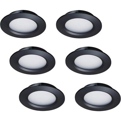 OEM Lot De 6 Lumières Led 12 V Pour Camping-car, Remorque, Bateau, Lumière Du Jour 6000 K, 300 Lumens, 3 W, Basse Tension, Mini Lampe Encastrée À Intensité Variable, Noire - Publicité OEM Lot De 6 Lumières Led 12 V Pour Camping-car, Remorque, Bateau, Lumière Du Jour 6000 K, 300 Lumens, 3 W, Basse Tension, Mini Lampe Encastrée À Intensité Variable, Noire - Publicité
