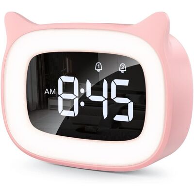 IRISFR Réveil Educatif, Led Veilleuses Pendules Horloges De Chambre D'Enfant Kid Sleep Jour/nuit Lumineux, Snooze Réveil 5 Couleurs,18 Types De Musique, 2 Alarmes, Fille Garcon - Publicité IRISFR Réveil Educatif, Led Veilleuses Pendules Horloges De Chambre D'Enfant Kid Sleep Jour/nuit Lumineux, Snooze Réveil 5 Couleurs,18 Types De Musique, 2 Alarmes, Fille Garcon - Publicité