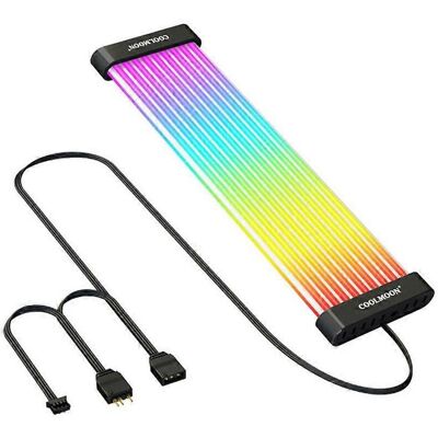 FLAMMKRAFT Câble Lumineux Argb 5v3 Broches, Connecteur 4 Broches, 50 Cm, Pour Extension De Carte Graphique - Publicité FLAMMKRAFT Câble Lumineux Argb 5v3 Broches, Connecteur 4 Broches, 50 Cm, Pour Extension De Carte Graphique - Publicité