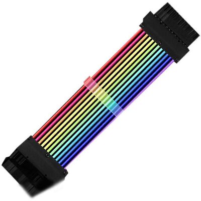 FLAMMKRAFT Câble D'Extension Lumineux 24 Broches Pour Carte Mère Atx, 8 Broches (6+2) Pour Carte Graphique - 24 Broches - Publicité FLAMMKRAFT Câble D'Extension Lumineux 24 Broches Pour Carte Mère Atx, 8 Broches (6+2) Pour Carte Graphique - 24 Broches - Publicité