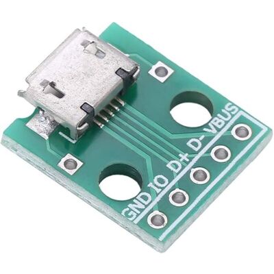 OEM Adaptateur Micro Usb Vers Dip 10pcs Femelle 5 Pas De 2.54mm-micro Usb A Souder(vert) - Publicité OEM Adaptateur Micro Usb Vers Dip 10pcs Femelle 5 Pas De 2.54mm-micro Usb A Souder(vert) - Publicité