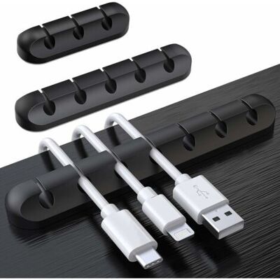 OEM Clips Câble Organisateur Bureau, Lot De 3 Support De Câble, Organisateur De Cordon, Gestion Des Cables, Câble Rangement Pour Usb Câbles De Chargeur/souris/écouteur/pc - Publicité OEM Clips Câble Organisateur Bureau, Lot De 3 Support De Câble, Organisateur De Cordon, Gestion Des Cables, Câble Rangement Pour Usb Câbles De Chargeur/souris/écouteur/pc - Publicité