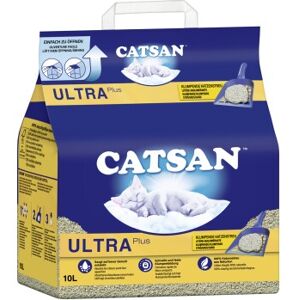CATSAN Litière agglomérante Ultra plus 10 l - Publicité CATSAN Litière agglomérante Ultra plus 10 l - Publicité