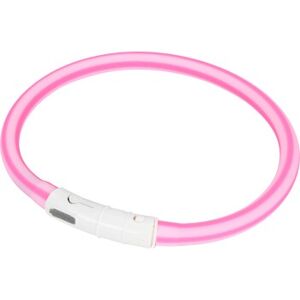 Collier de Sécurité LED AniOne - Réglable, Rechargeable, Rose - Publicité Collier de Sécurité LED AniOne - Réglable, Rechargeable, Rose - Publicité