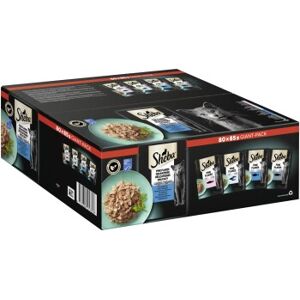 Sheba Multipack Giant-Pack Délicatesse en gelée de poisson Variation MSC 80 x 85 g - Publicité Sheba Multipack Giant-Pack Délicatesse en gelée de poisson Variation MSC 80 x 85 g - Publicité