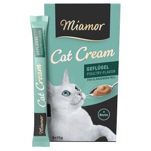 Miamor Cat Cream volaille 66 x 15 g - Publicité Miamor Cat Cream volaille 66 x 15 g - Publicité