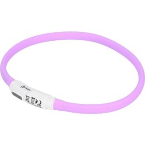 Collier pour chien en silicone rechargeable AniOne Rose S-M - LED réfléchissante - Publicité Collier pour chien en silicone rechargeable AniOne Rose S-M - LED réfléchissante - Publicité