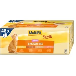 MultiFit Junior Sauce Poulet - 48x100G - Publicité MultiFit Junior Sauce Poulet - 48x100G - Publicité