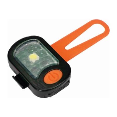 Lampe LED pour Collier AniOne - Orange - Sécurité pour Animaux - Publicité Lampe LED pour Collier AniOne - Orange - Sécurité pour Animaux - Publicité