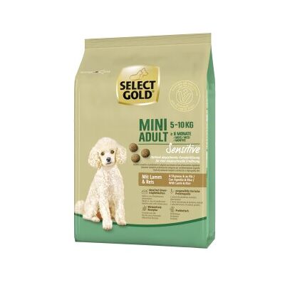 Select Gold Sensitive Mini Agneau et Riz - Nourriture pour chiens - Publicité Select Gold Sensitive Mini Agneau et Riz - Nourriture pour chiens - Publicité