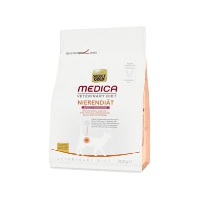 Select Gold Medica Régime rénal stimulant d'appétit pour chat - Publicité Select Gold Medica Régime rénal stimulant d'appétit pour chat - Publicité
