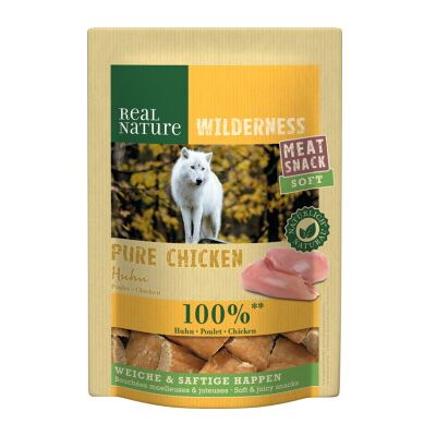 Real Nature Wilderness Snack pour Chiens Viande 150G - Collation pour chiens - Publicité Real Nature Wilderness Snack pour Chiens Viande 150G - Collation pour chiens - Publicité
