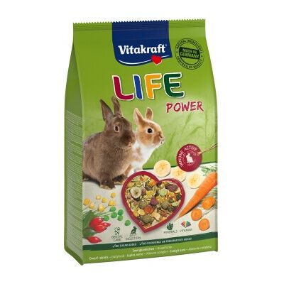 Vitakraft LIFE POWER Nourriture pour lapins nains - Nourriture pour animaux - Publicité Vitakraft LIFE POWER Nourriture pour lapins nains - Nourriture pour animaux - Publicité