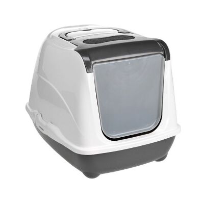 AniOne Gris Foncé Flip Cat S Litière pour Chat - Litière pour Chat - Publicité AniOne Gris Foncé Flip Cat S Litière pour Chat - Litière pour Chat - Publicité