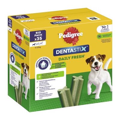 PEDIGREE - DENTASTIX Daily Fresh Mini - 35x - Os à mâcher - Publicité PEDIGREE - DENTASTIX Daily Fresh Mini - 35x - Os à mâcher - Publicité