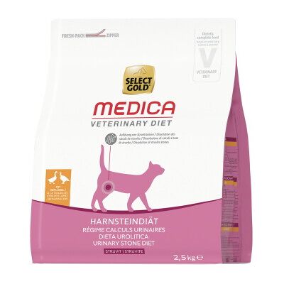 Nourriture Urinaire Medica Select Gold - Poulet 2,5kg - Publicité Nourriture Urinaire Medica Select Gold - Poulet 2,5kg - Publicité
