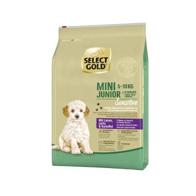 Select Gold Sensitive Mini Junior Agneau, Saumon & Pomme de terre - Nourriture pour chiens - Publicité Select Gold Sensitive Mini Junior Agneau, Saumon & Pomme de terre - Nourriture pour chiens - Publicité