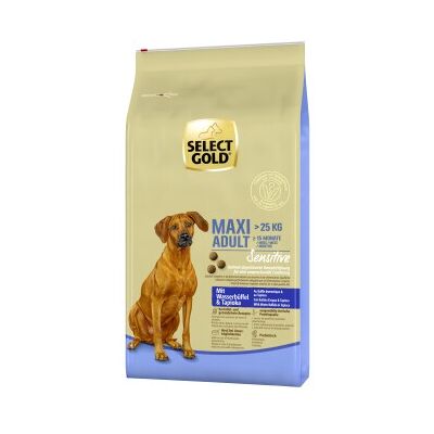 Select Gold Maxi Adult Buffle et Tapioca - Nourriture pour chiens - Publicité Select Gold Maxi Adult Buffle et Tapioca - Nourriture pour chiens - Publicité