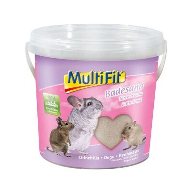 MultiFit Sable de bain pour chinchilla 1 kg - Publicité MultiFit Sable de bain pour chinchilla 1 kg - Publicité