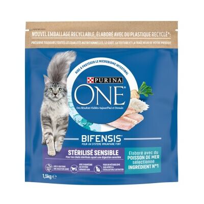 Purina ONE Cat Sensitive to Sea Fish - Alimentation pour chats - Publicité Purina ONE Cat Sensitive to Sea Fish - Alimentation pour chats - Publicité