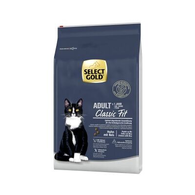 SELECT GOLD Classic Fit Poulet - Nourriture sèche pour chats - Publicité SELECT GOLD Classic Fit Poulet - Nourriture sèche pour chats - Publicité