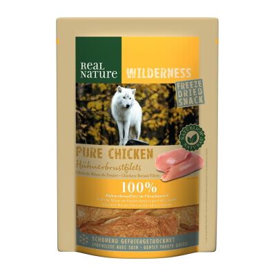 REAL NATURE WILDERNESS En-cas lyophilisé 100G - Publicité REAL NATURE WILDERNESS En-cas lyophilisé 100G - Publicité