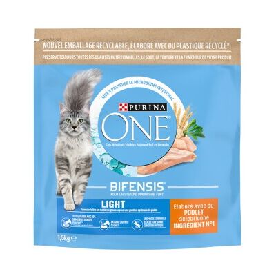 Purina ONE Light Poulet & Blé - Nourriture pour chats - Publicité Purina ONE Light Poulet & Blé - Nourriture pour chats - Publicité