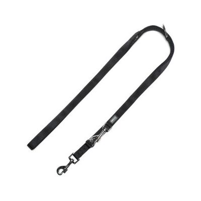 Laisse en nylon AniOne - Classique 2 couches noir - Accessoire chien - Publicité Laisse en nylon AniOne - Classique 2 couches noir - Accessoire chien - Publicité