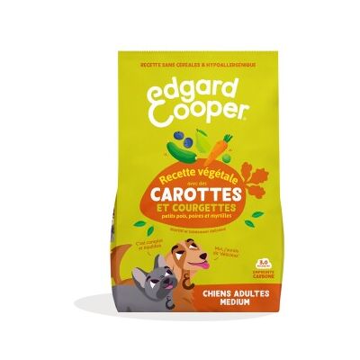 Croquettes Végétales Edgard & Cooper Carotte & Courgette 2,5 kg - Nourriture pour Chien - Publicité Croquettes Végétales Edgard & Cooper Carotte & Courgette 2,5 kg - Nourriture pour Chien - Publicité