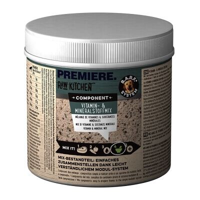 Mélange de vitamines et minéraux PREMIERE Raw Kitchen - 500 g - Publicité Mélange de vitamines et minéraux PREMIERE Raw Kitchen - 500 g - Publicité