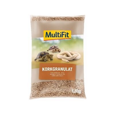 Substrat de liège MultiFit - Environnement pour Reptiles - 1,3KG - Publicité Substrat de liège MultiFit - Environnement pour Reptiles - 1,3KG - Publicité