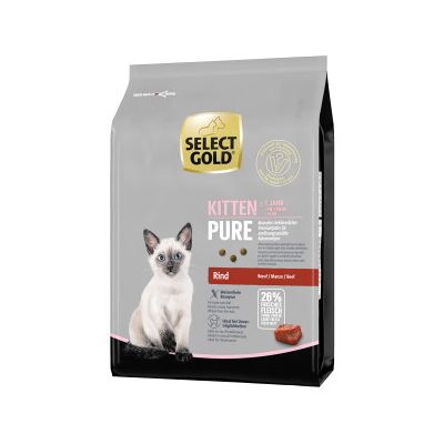 Marque: SELECT GOLD Pure Kitten - Bœuf 2,5 kg - Publicité Marque: SELECT GOLD Pure Kitten - Bœuf 2,5 kg - Publicité