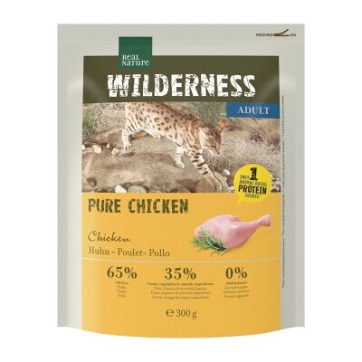 Nourriture pour chats Wilderness de Real Nature - Poulet, 300g - Publicité Nourriture pour chats Wilderness de Real Nature - Poulet, 300g - Publicité