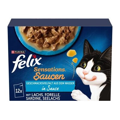 Felix - Nourriture pour chats en sauce - Pack de 12, 85g - Publicité Felix - Nourriture pour chats en sauce - Pack de 12, 85g - Publicité