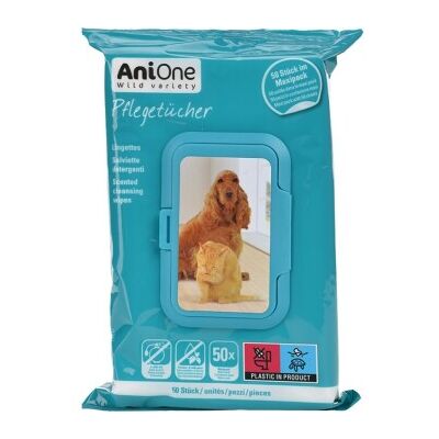 Lingettes AniOne pour Animaux - Inodore, Doux, 50 Pièces - Publicité Lingettes AniOne pour Animaux - Inodore, Doux, 50 Pièces - Publicité