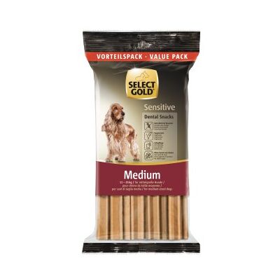 Select Gold Snack Dentaire Sensible pour Chiens Moyens - Friandises pour chiens - Publicité Select Gold Snack Dentaire Sensible pour Chiens Moyens - Friandises pour chiens - Publicité